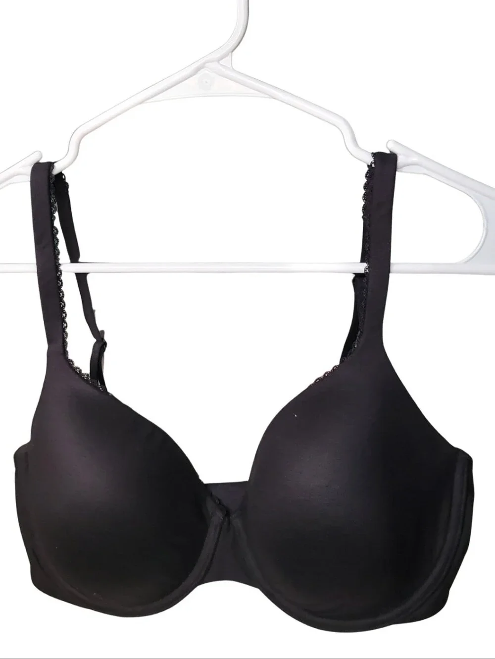 VICTORIA'S SECRET "Body By Victoria" 34DD Black Lined Perfect Coverage Bra - Picture 2 of 9
